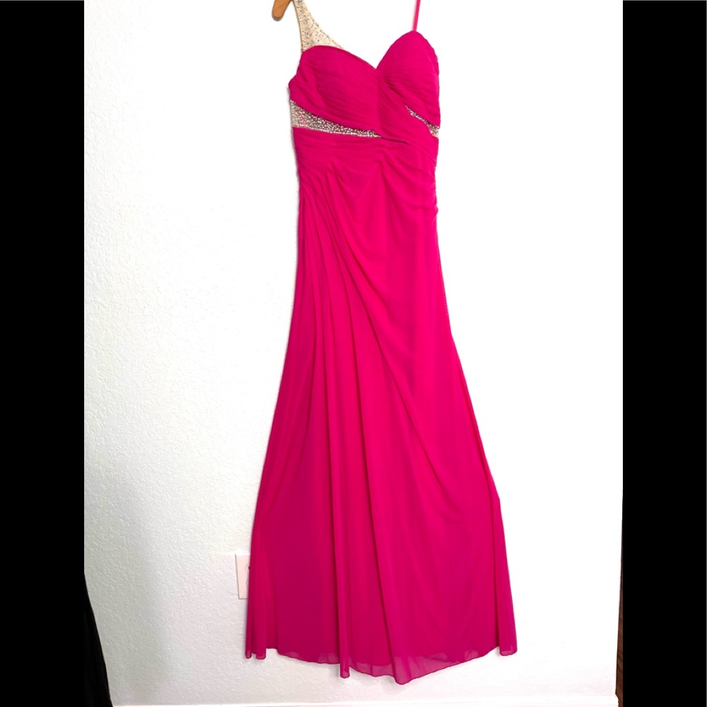 Cache gown dress fuchsia color S